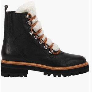 Marc Fisher Izzie Shearling Lug Sole Boot 8.5